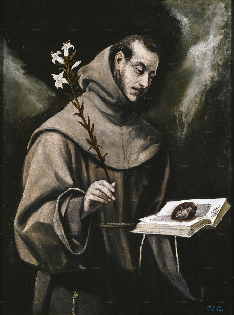 Santo Antônio de Pádua por El Greco